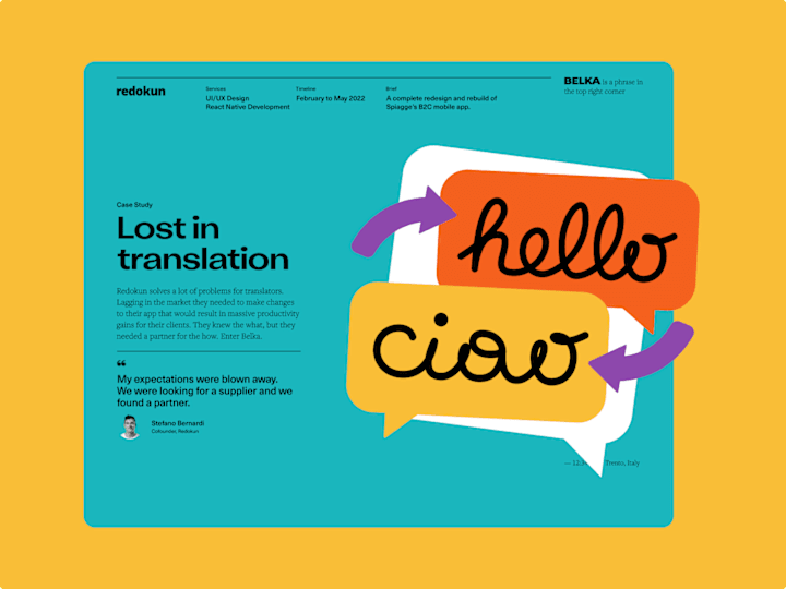 Cover image for Lost and Found in Translation | Awwwards Honorable Mention