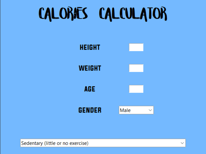 Cover image for GitHub - omar2004n/Calories-Calculator