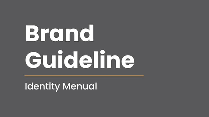 Cover image for Brand Guideline on Behance