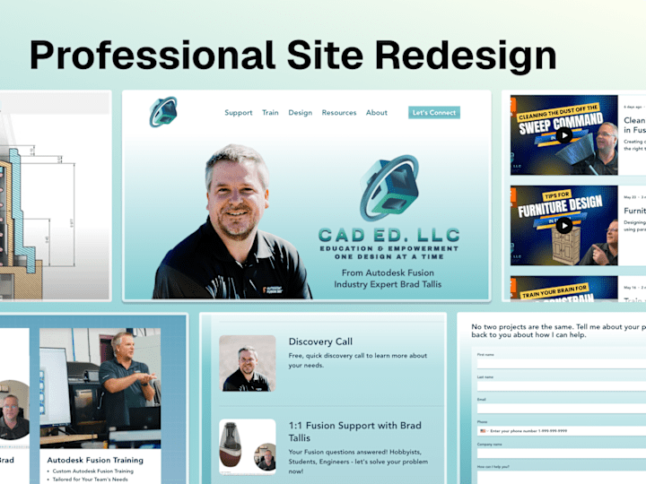 Cover image for Cad Ed LLC Website Overhaul