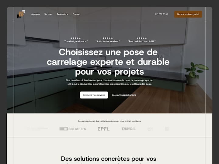 Cover image for Genin Carrelage – Full Website