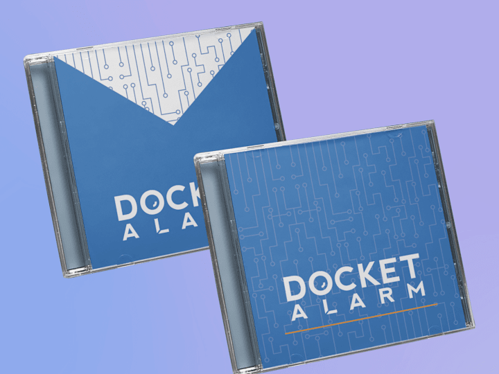 Cover image for Docket Alarm CD Cover