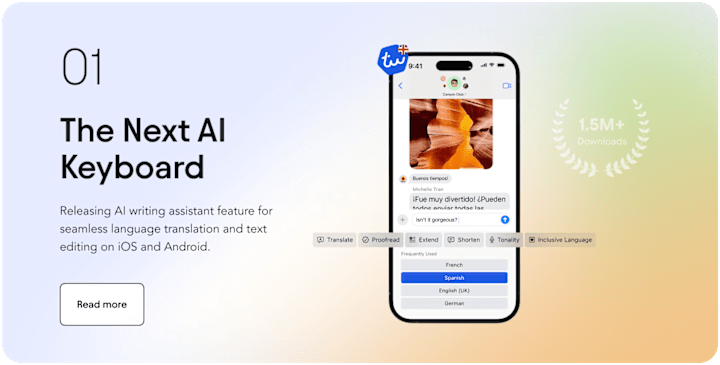 Cover image for First AI Keyboard