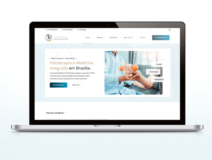 Cover image for Wordpress + Elementor Website - CorpusFisio