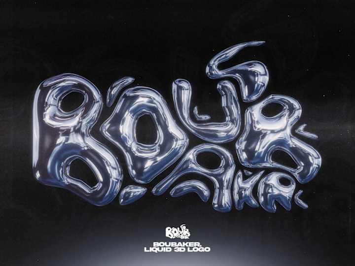 Cover image for Collection 3D Chrome Effect Logo design x Typography V1 