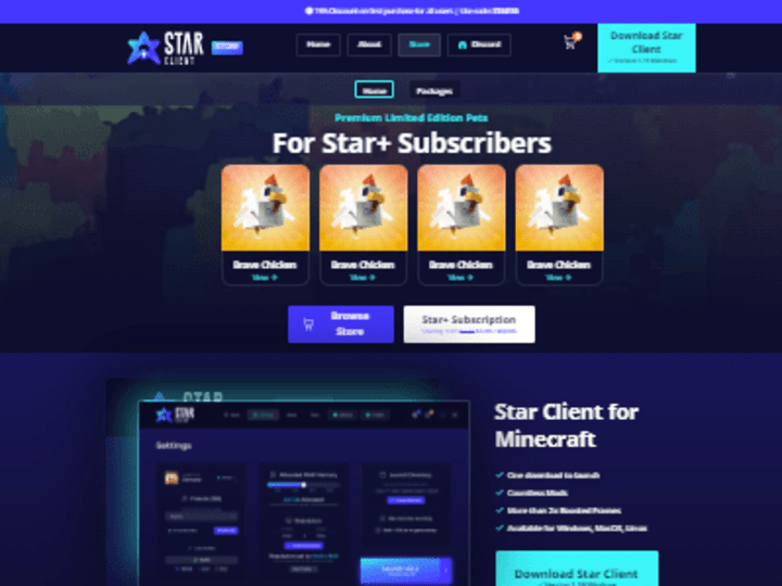 Cover image for Nystrex Minecraft webstore