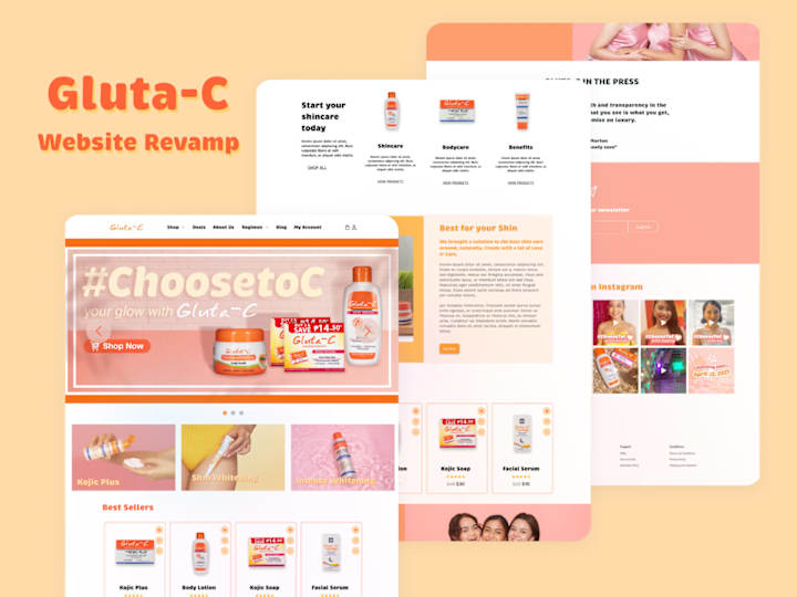 Cover image for Gluta-C eCommerce Website