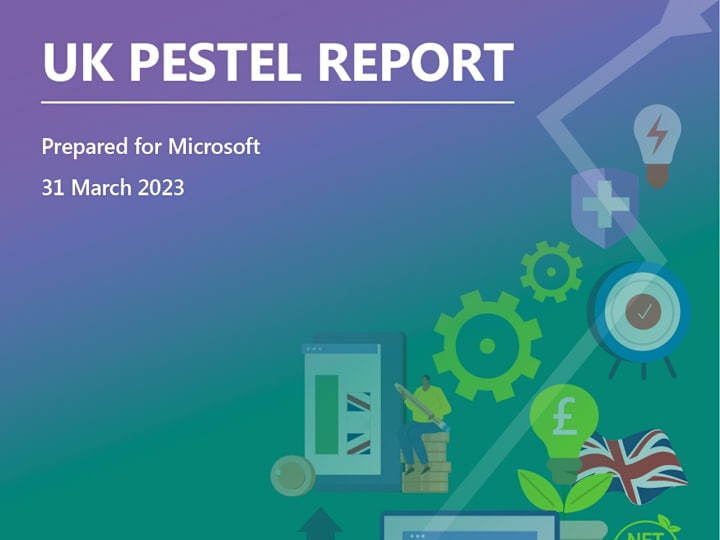 Cover image for Illustrated Infographics for PESTEL Report