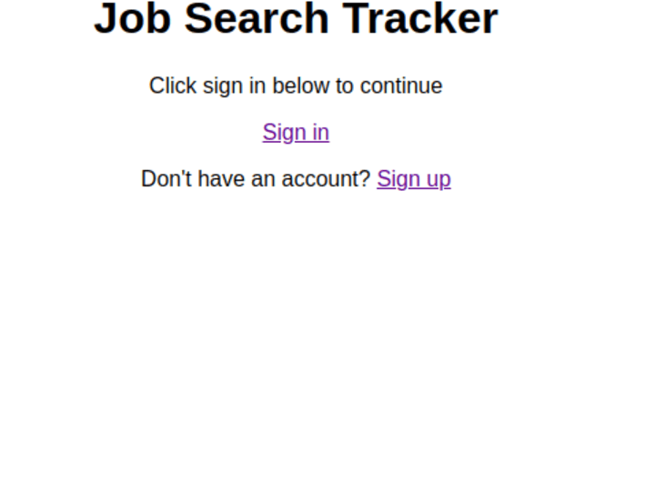 Cover image for Job Tracker