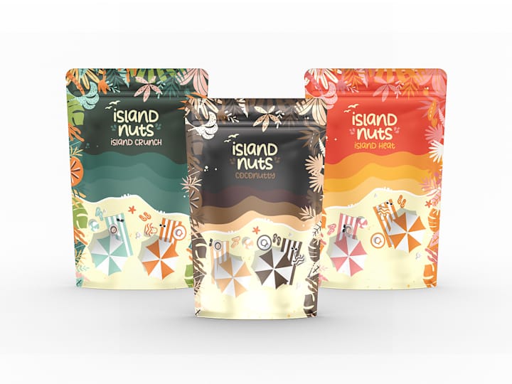 Cover image for Island Nuts · Packaging design ::