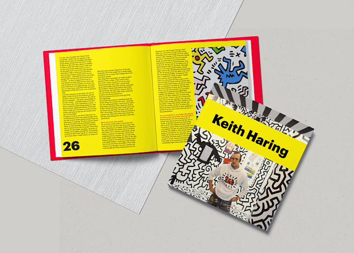 Cover image for Work and Life: Keith Haring