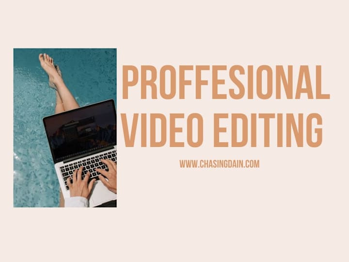 Cover image for Professional video editing.