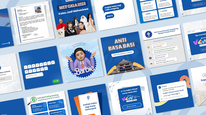 Cover image for Social Media Management and B2C Marketing at KINOBI Indonesia