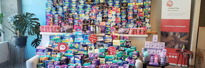 Cover image for Period Poverty Campaign: Choosing menstrual products or food 