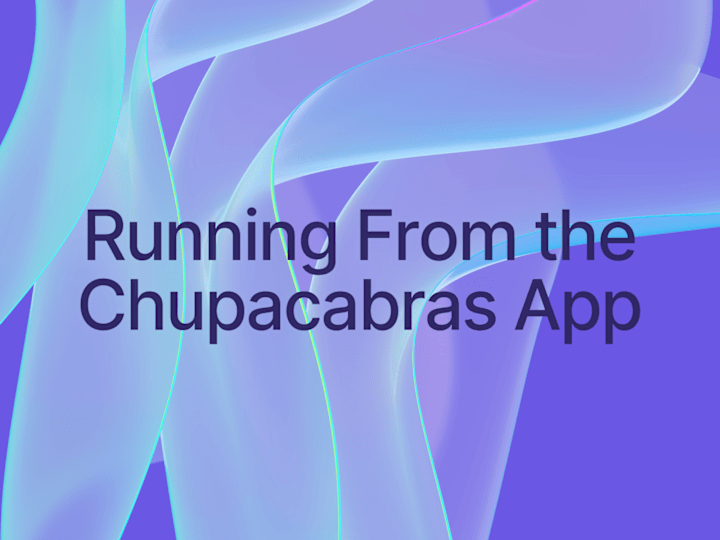 Cover image for Running From the Chupacabras