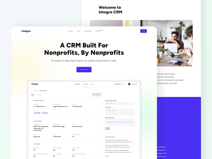 Cover image for Responsive Web Design for a Nonprofit CRM