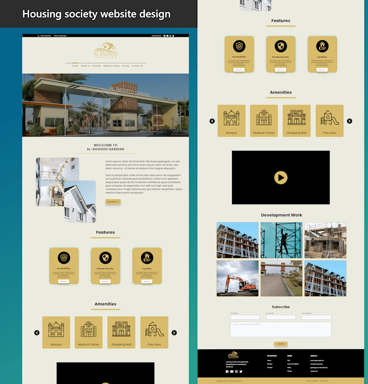 Cover image for Housing society responsive design