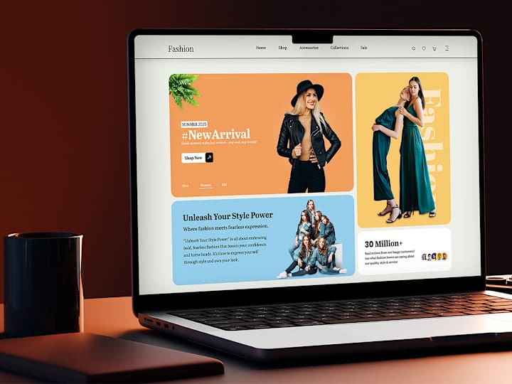 Cover image for Fashion Ecommerce Web Design