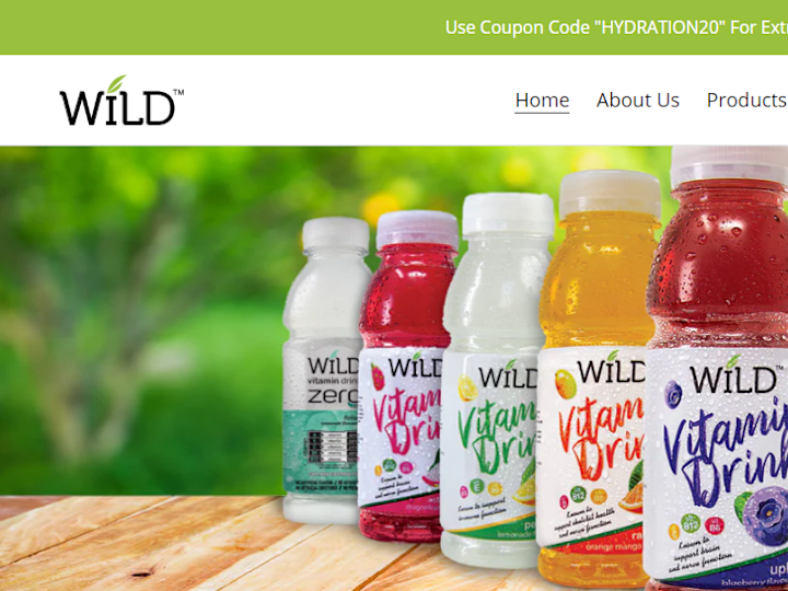 Cover image for Buy Vitamin Water Online at Best Price | Wild Vitamin Water