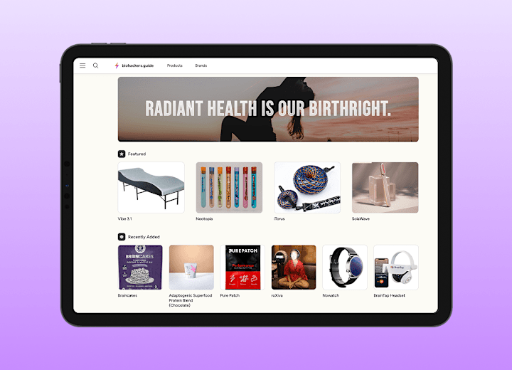 Cover image for Biohackers.Guide – Interactive Health & Wellness Directory