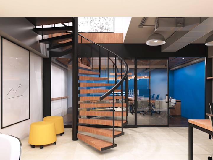Cover image for Office interiors, Home 24 real estate.