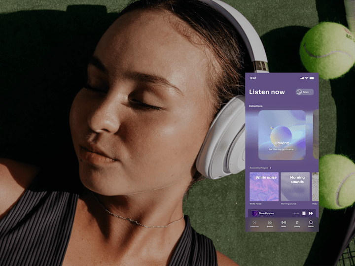 Cover image for Wisel: Curated Music streaming app |UX UI