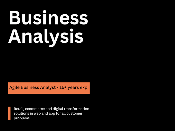 Cover image for Business Analysis and Consulting