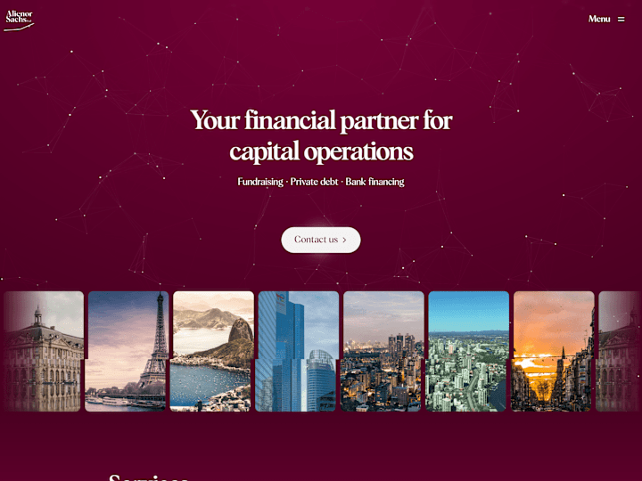 Cover image for Financial Agency Landing Page ❇️