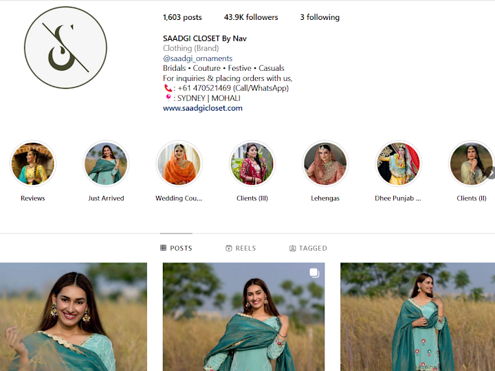 Cover image for Saadgi Closet - Australian/Indian Boutique