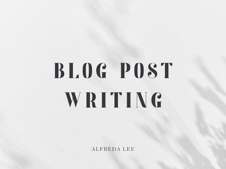 Cover image for Blog Post Writing