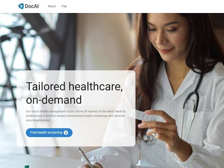 Cover image for DocAI | Healthcare On-Demand