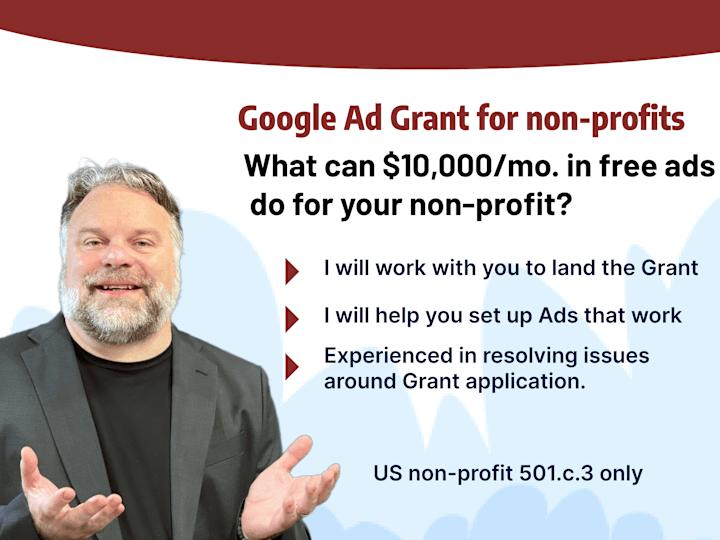 Cover image for Land the Google Ad Grant for non-profits ($10K in Free ads)