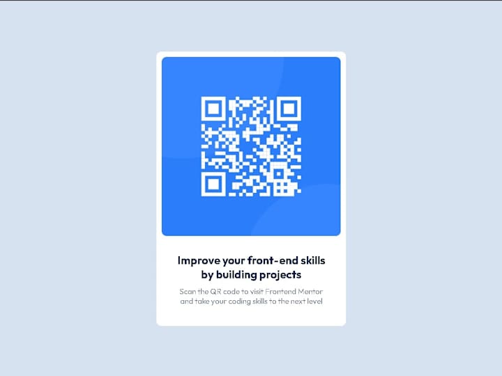 Cover image for Frontend Mentor | QR code component