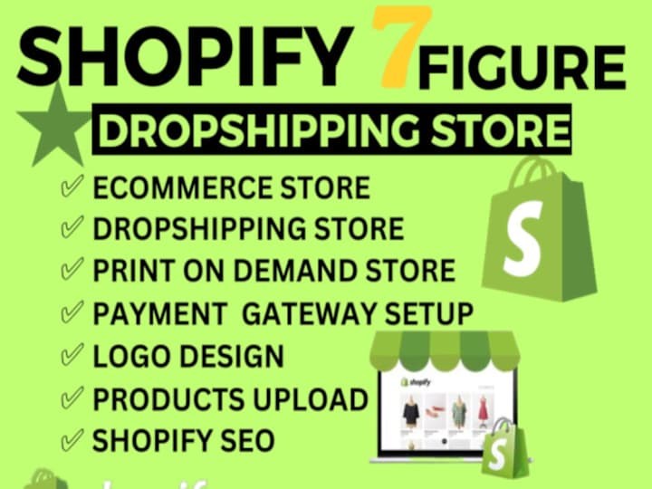 Cover image for I will create winning shopify dropshipping via syncee blanka
