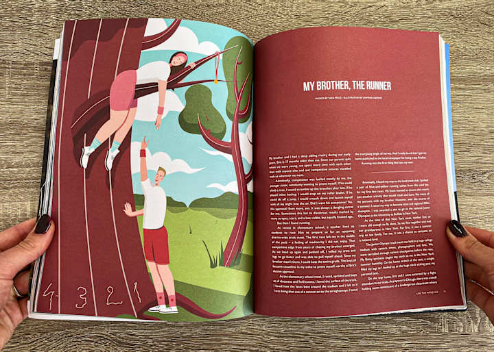 Cover image for Like The Wind Magazine - Editorial Illustration 