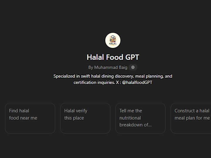 Cover image for AI Driven Halal Restaurant Suggestion Chatbot