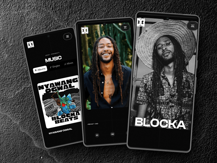 Cover image for Framer Music Website for Artist, Dj & Producer Blocka Beats