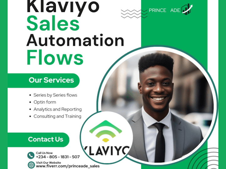 Cover image for I WILL SET UP KLAVIYO EMAIL MARKETING KLAVIYO FLOWS SHOPIFY.