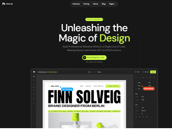 Cover image for unique webflow website 