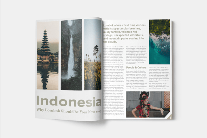 Cover image for Travel Magazine Layout