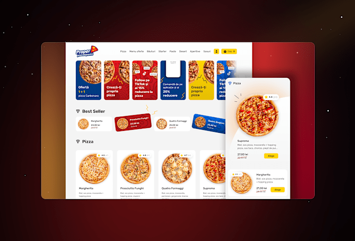 Cover image for Proper Pizza - Redesigning the Pizza Ordering Experience