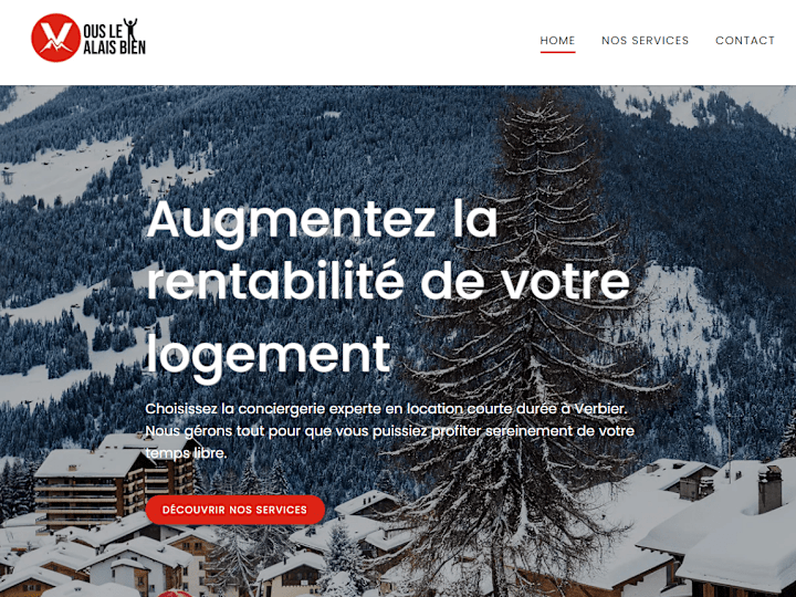 Cover image for Website for a Conciergerie
