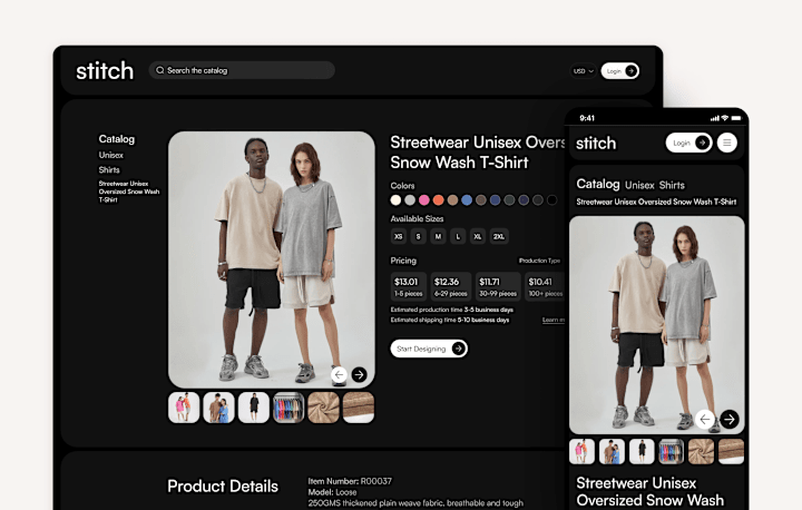 Cover image for Web Redesign for eCommerce streetwear startup