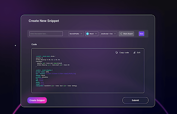 Cover image for Code Snippet