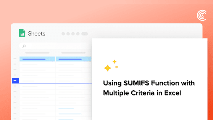 Cover image for How to Use the SUMIFS Function in Excel With Multiple Criteria