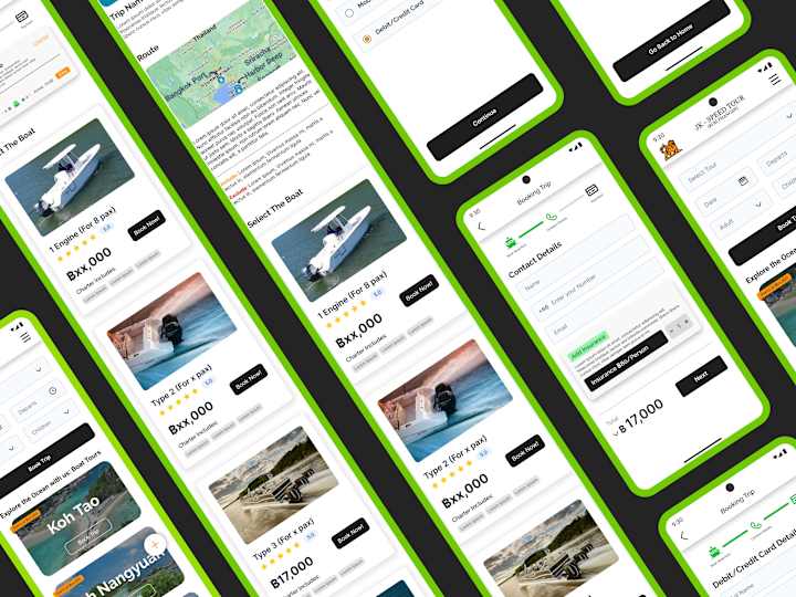 Cover image for Boat Booking Mobile App UI UX design