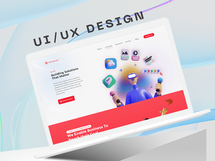Cover image for Website UI/UX Design in Figma