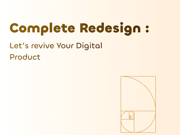 Cover image for Complete Redesign Refresh: Revitalize Your Digital Product