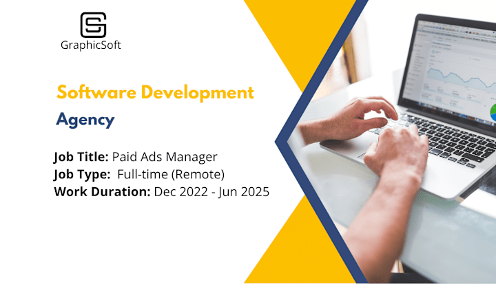 Cover image for GraphicSoft - Paid Ads Manager (Full Time)- Remote