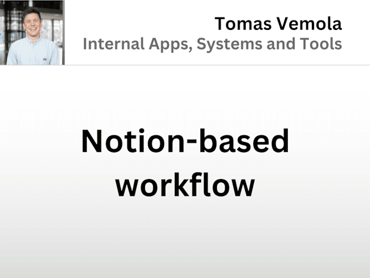 Cover image for Notion Workflow Design & Automation